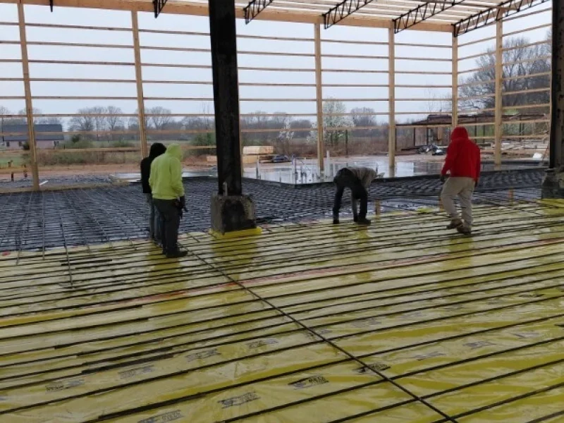 Concrete slab for large buildings (3)